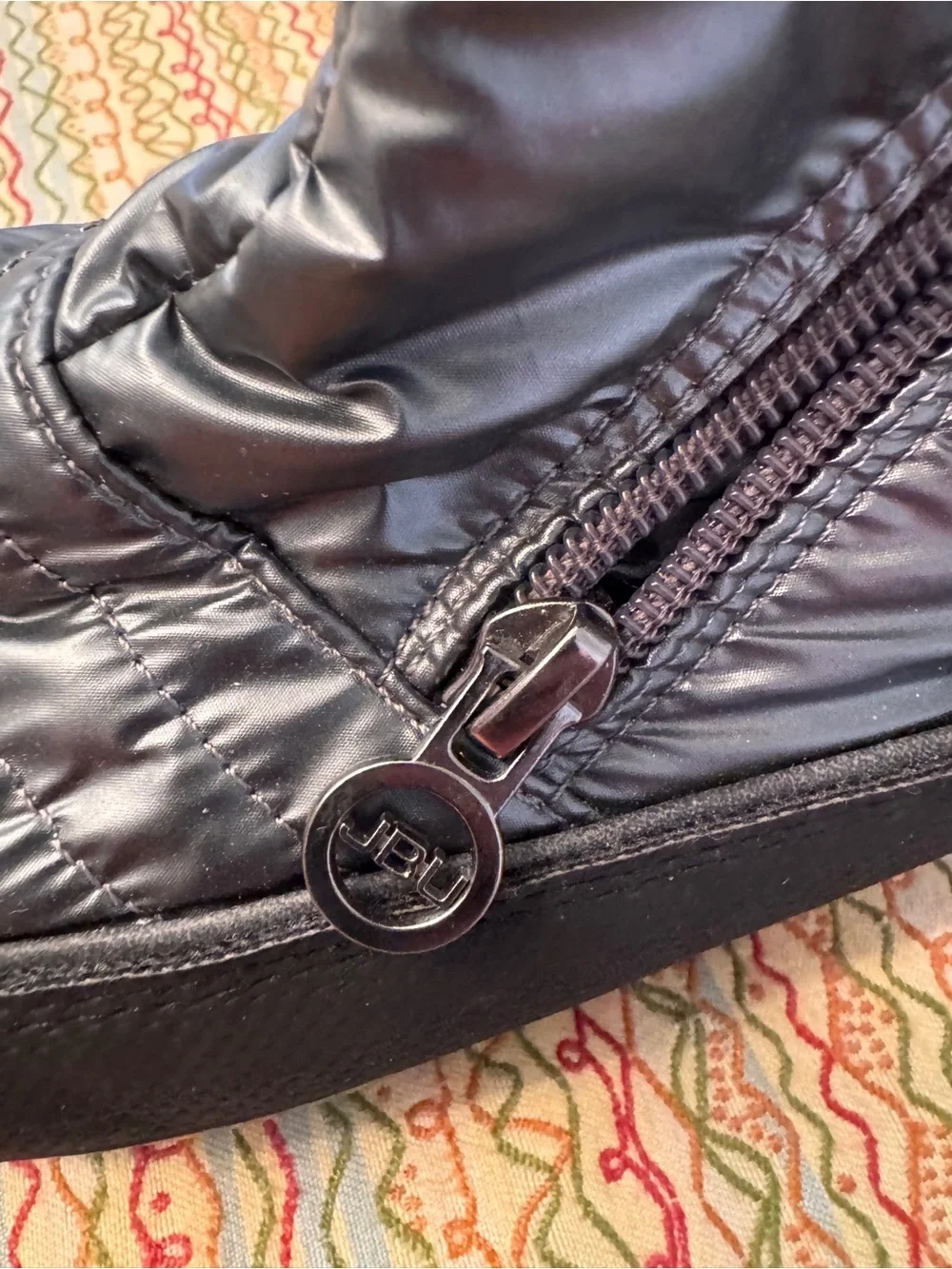 JBU by Jambu Snowbird Weather-Ready Quilted Winter Boots Gunmetal Size 9M